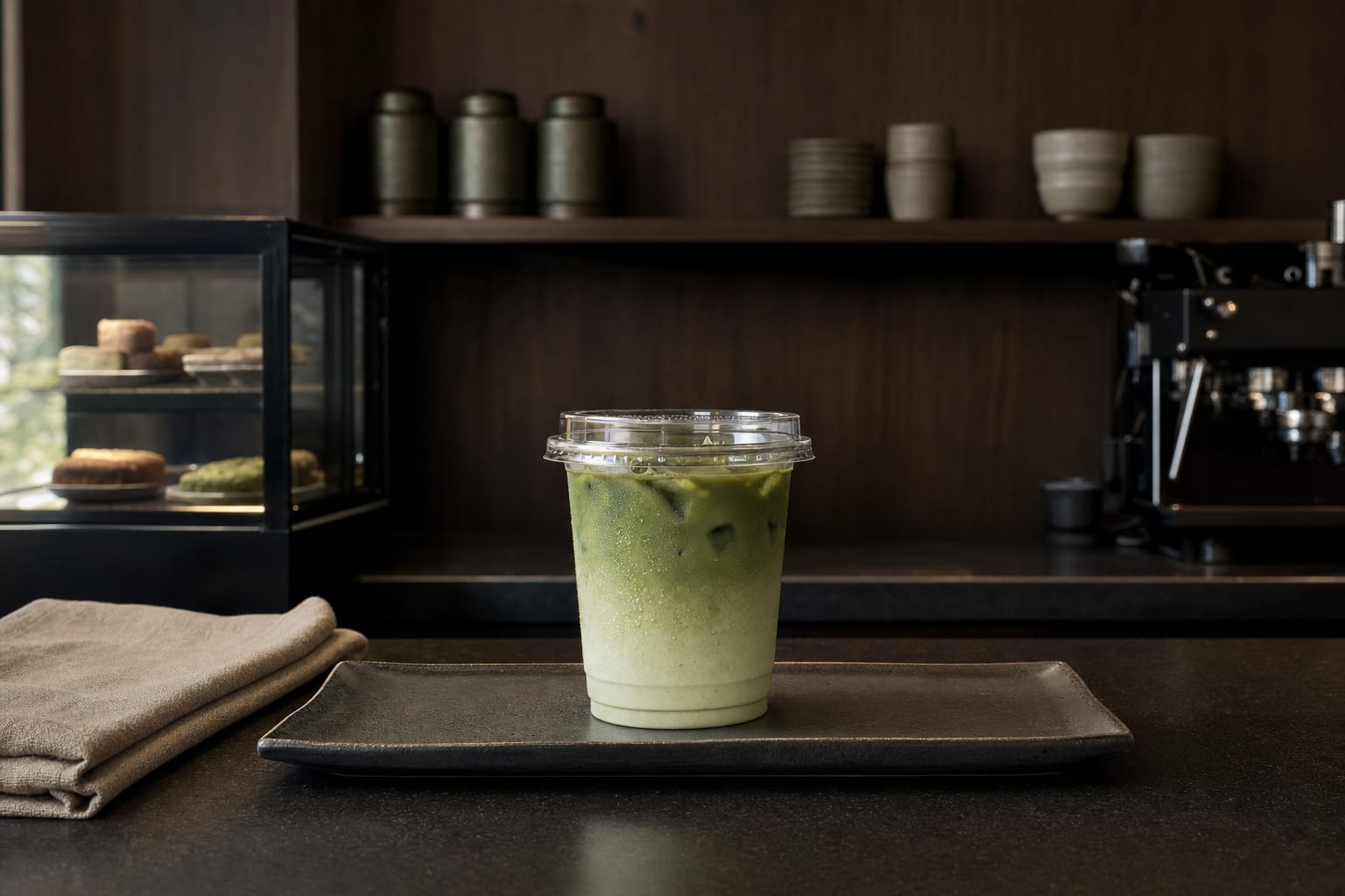 Premium AAA single-cup iced matcha latte